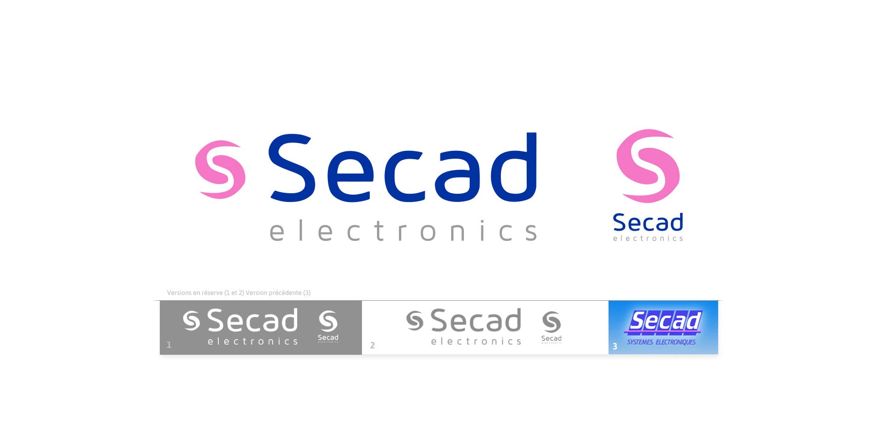 vue du logo secad avec son nouveau design