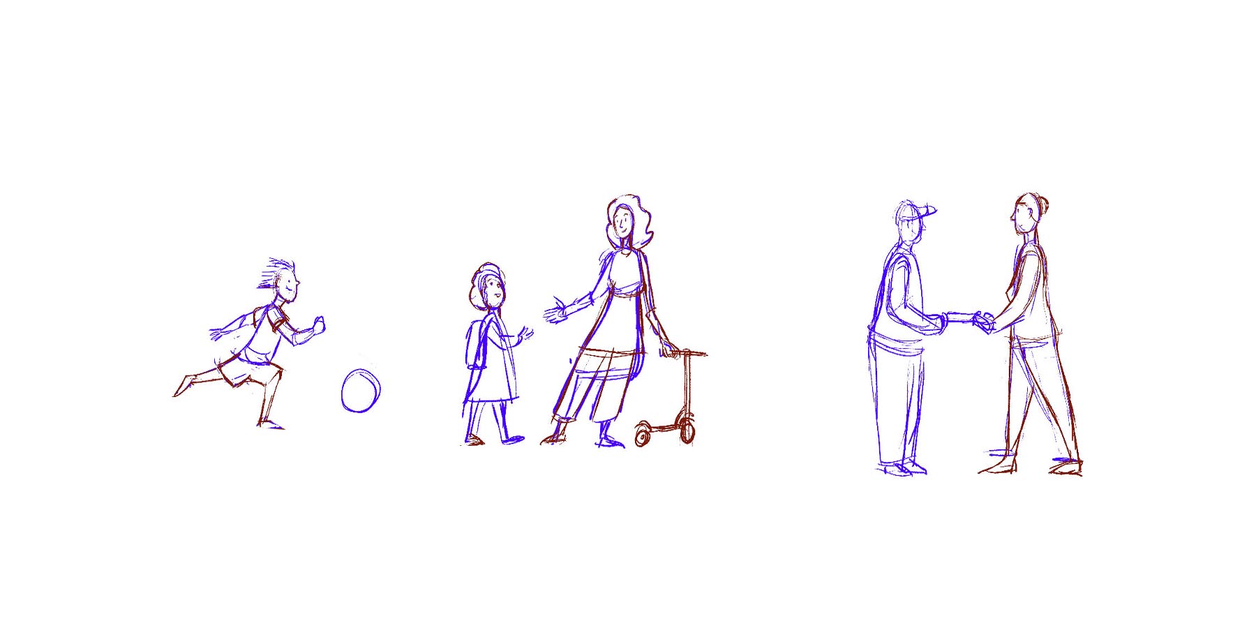 Création d'illustrations de personnages