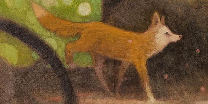 Les animaux dans l'anthropocène, peinture.