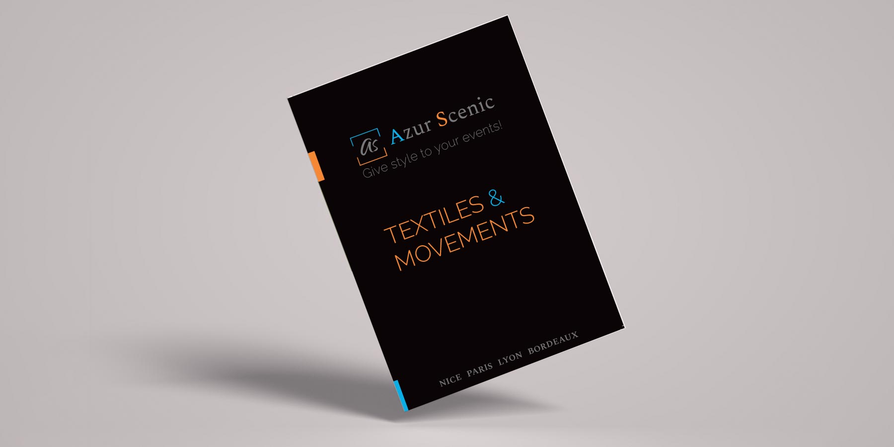 Création de catalogue de produits textiles à destination des professionnels à Vienne