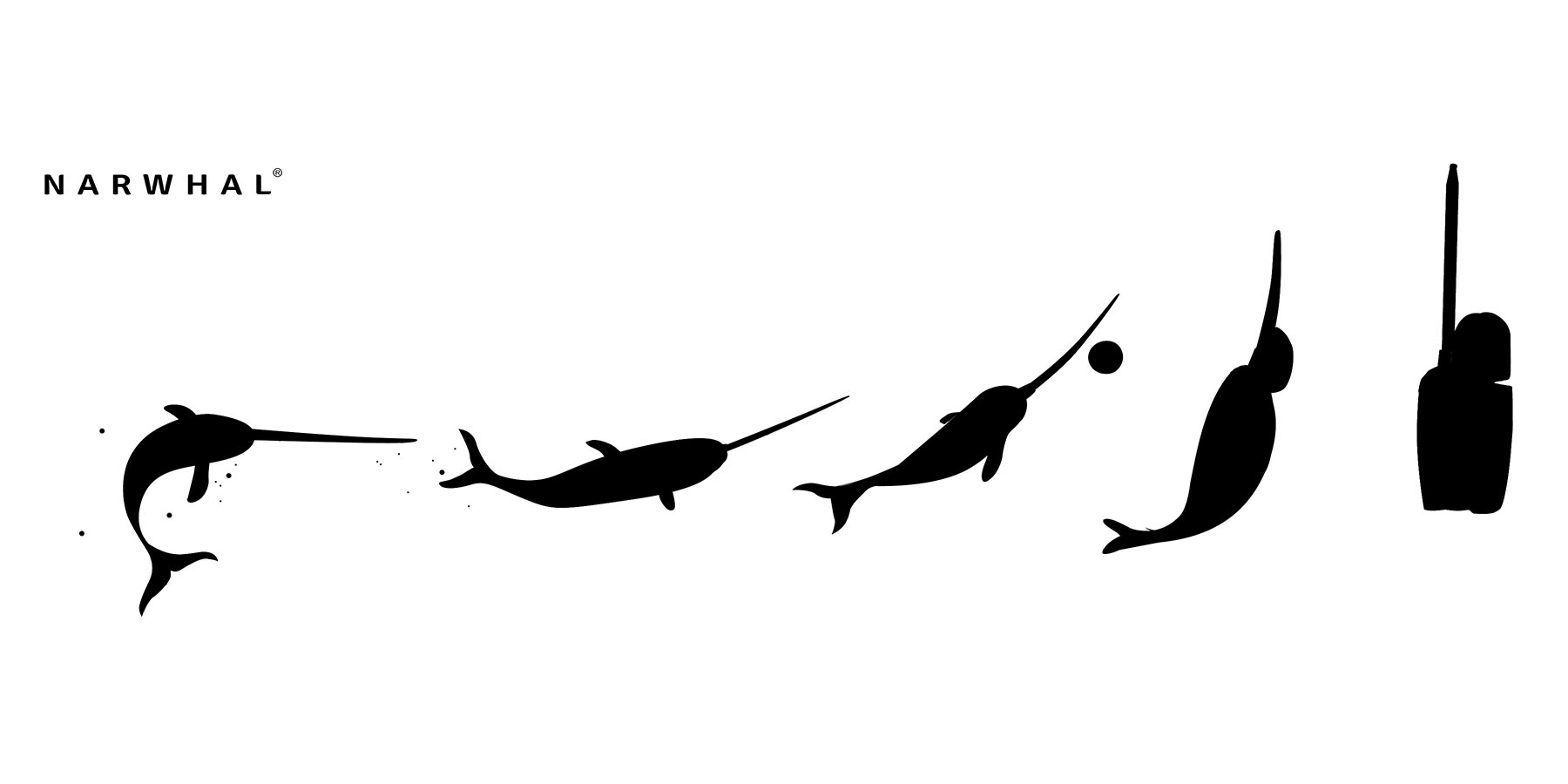 Silhouettes de l'illustration en plusieurs étapes