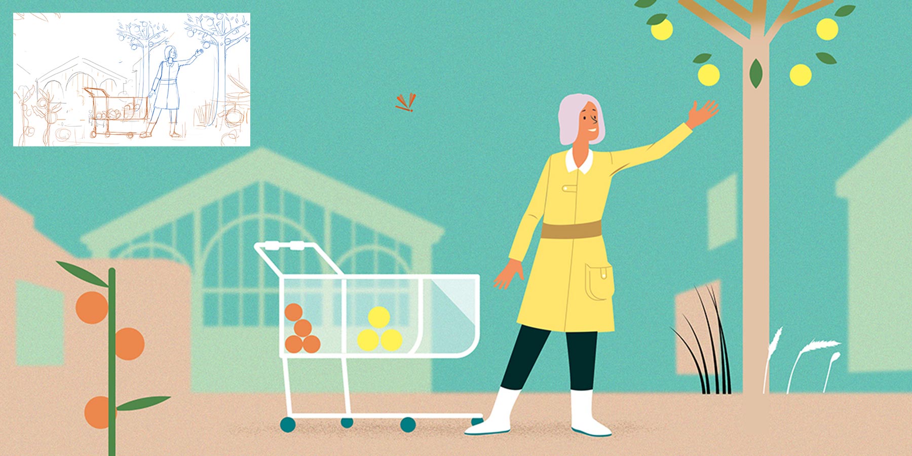 visuels créatifs sur le thème du futur et du développement durable à Grenoble