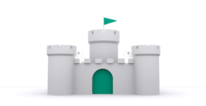 chateau modélisé en 3D
